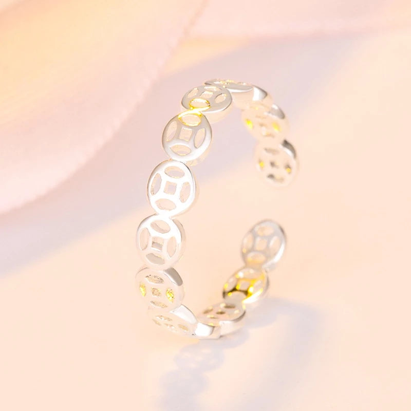 Anillo delicado - Plata S925 ajustable y minimalista