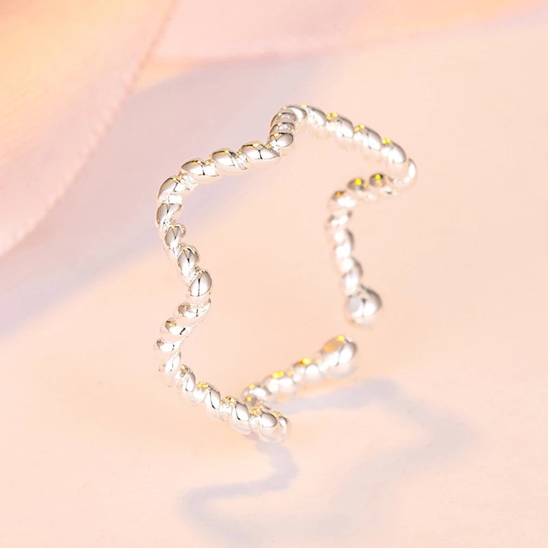 Anillo delicado - Plata S925 ajustable y minimalista