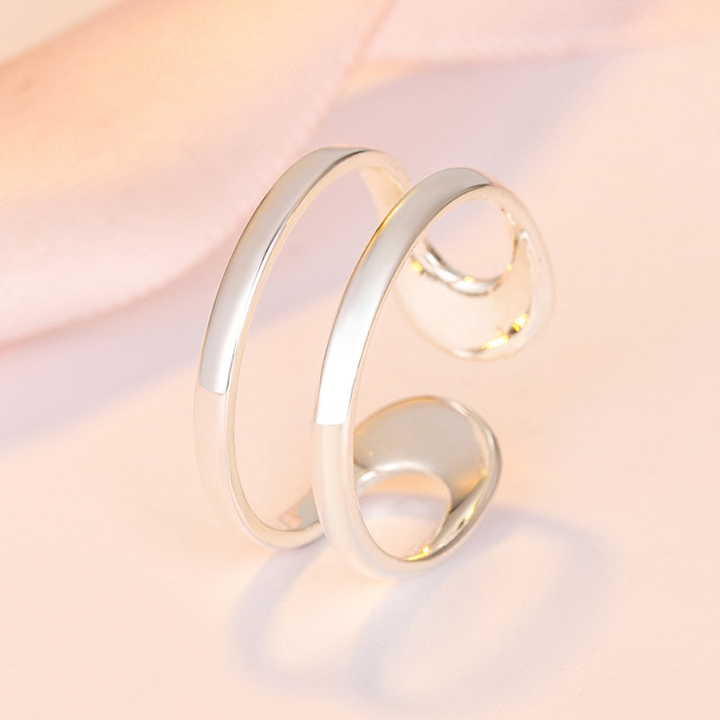 Anillo delicado - Plata S925 ajustable y minimalista