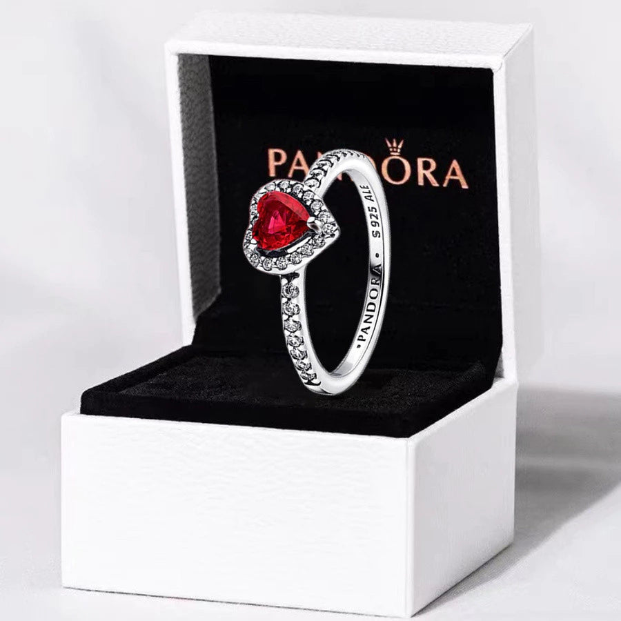 Anillo LoveShine - Plata 925 con corazón y circonita brillante