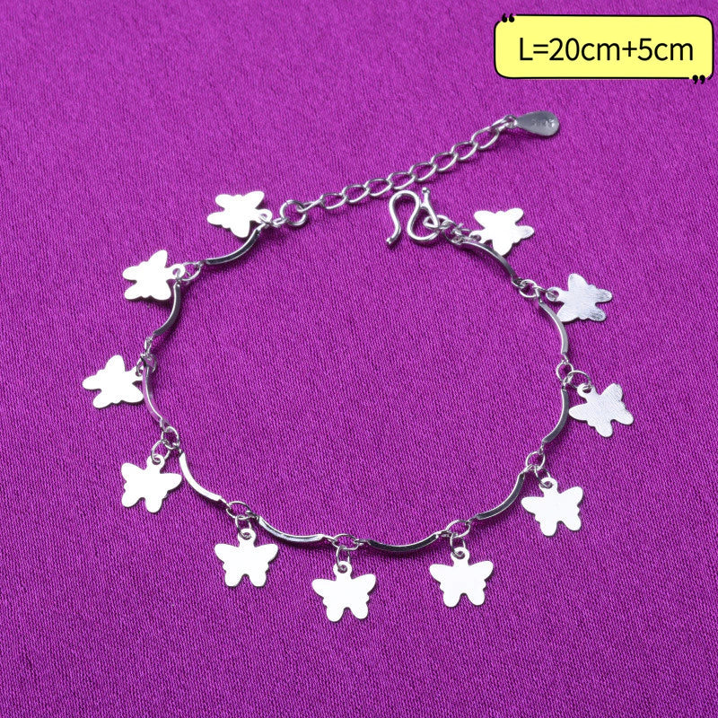 Pulsera SilverCharm - Plata 925 con Mariposa Encantada