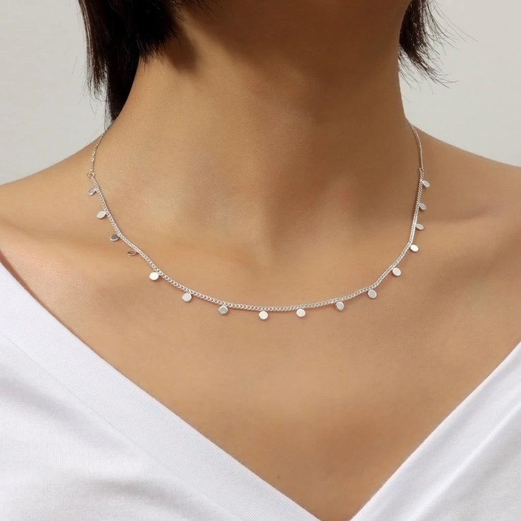 Grumet Kit - Choker Necklace and Bracelet Plated in 18K Gold and 925 Silver