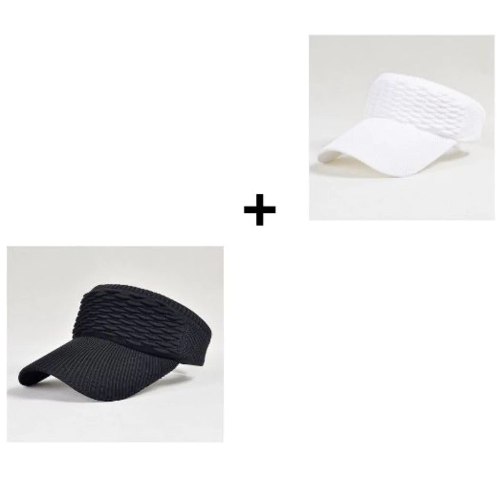 Chapéu Elegance | Kit 2 Bonés Femininos de Aba Longa e Respirável