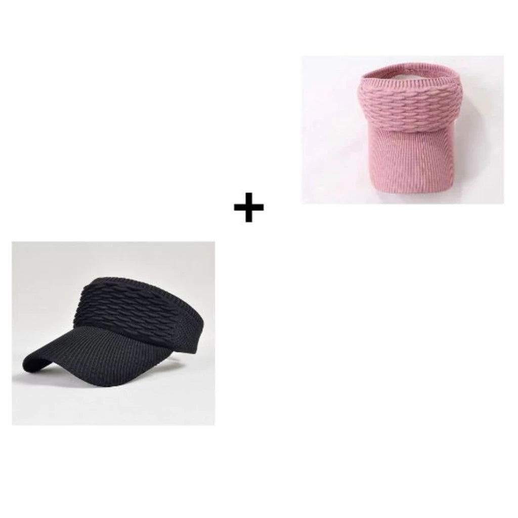 Chapéu Elegance | Kit 2 Bonés Femininos de Aba Longa e Respirável