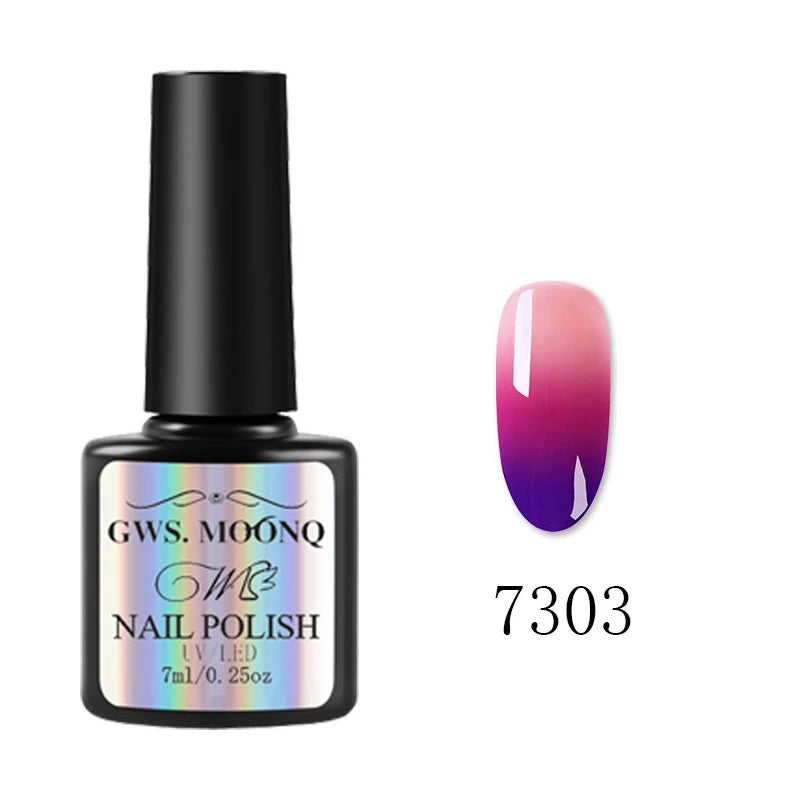 Esmalte em Gel Térmico GWS MOONQ - Luna Fashion Style -