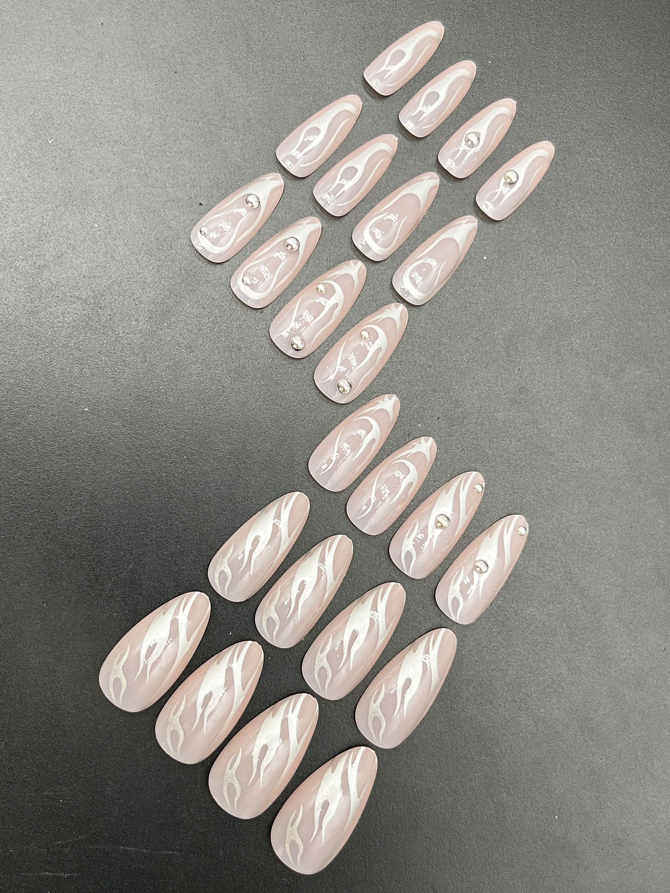 Unhas Postiças 3D Press On | 24 u - Luna Fashion Style -