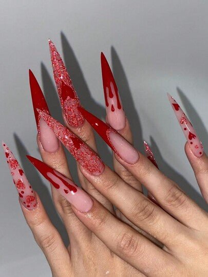Unhas Postiças Stiletto | 24 u - Luna Fashion Style -