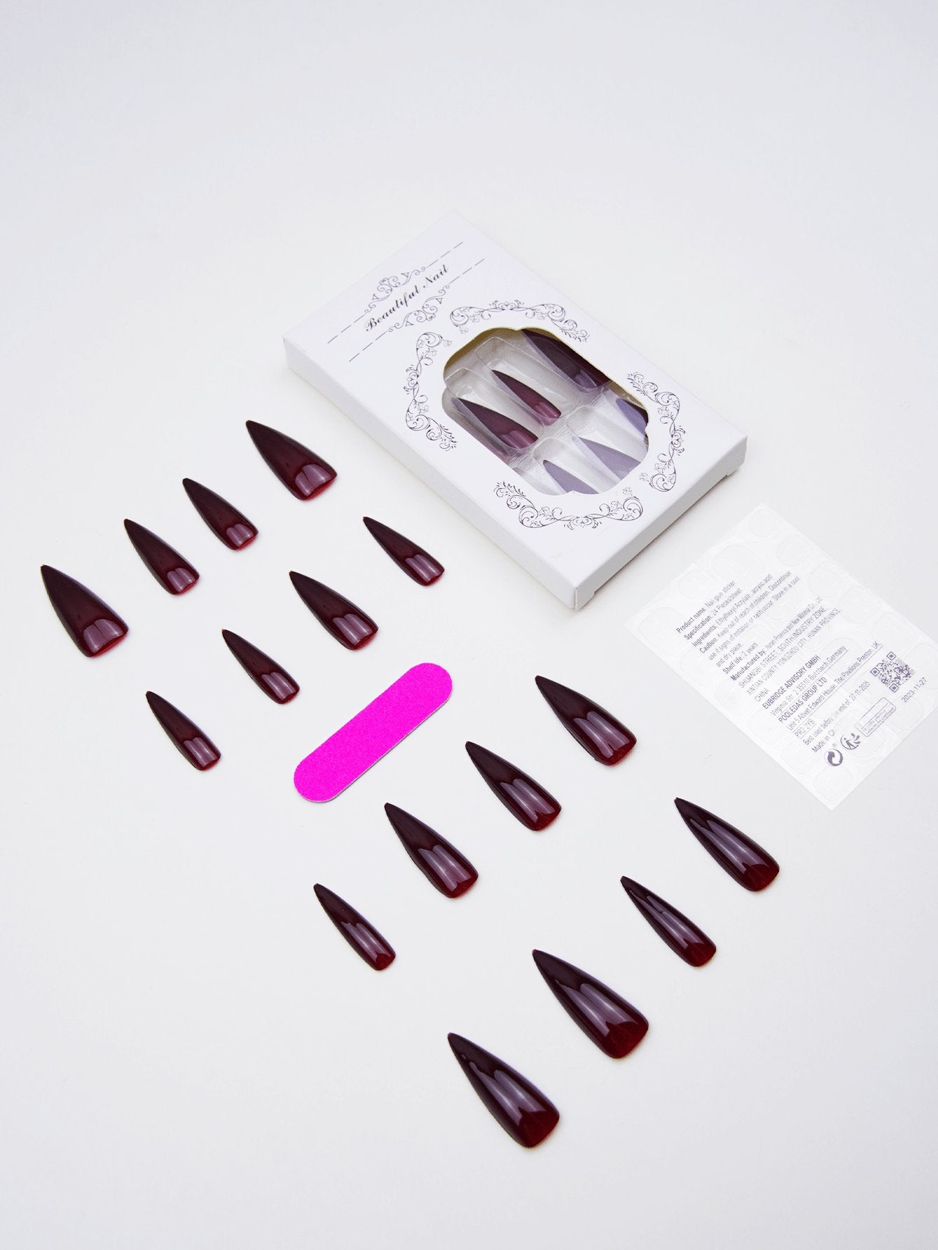 Unhas Postiças Stiletto | 24 u - Luna Fashion Style -
