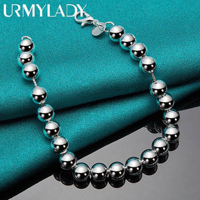 Pulsera SilverBeads - Plata 925 con cuentas de 6 mm