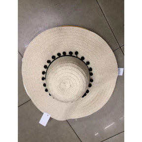 Sombrero casual o de playa con hermoso detalle de bufanda de voile / sombrero liso Sombrero de playa personalizable 
