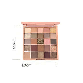 25 Paleta de Sombra Colorida Sombra Perolada Mate - Luna Fashion Style - 