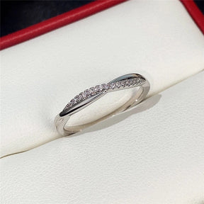 Anillo GeoZircon - Plata 925 con circonita geométrica