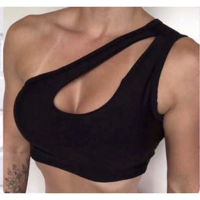 One Shoulder Drop Top