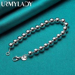 Pulsera SilverBeads - Plata 925 con cuentas de 6 mm