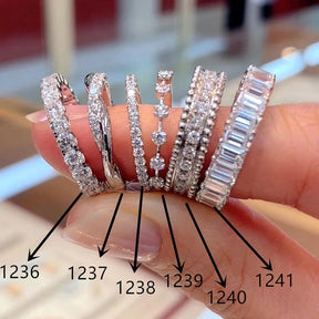 Anillo GeoZircon - Plata 925 con circonita geométrica