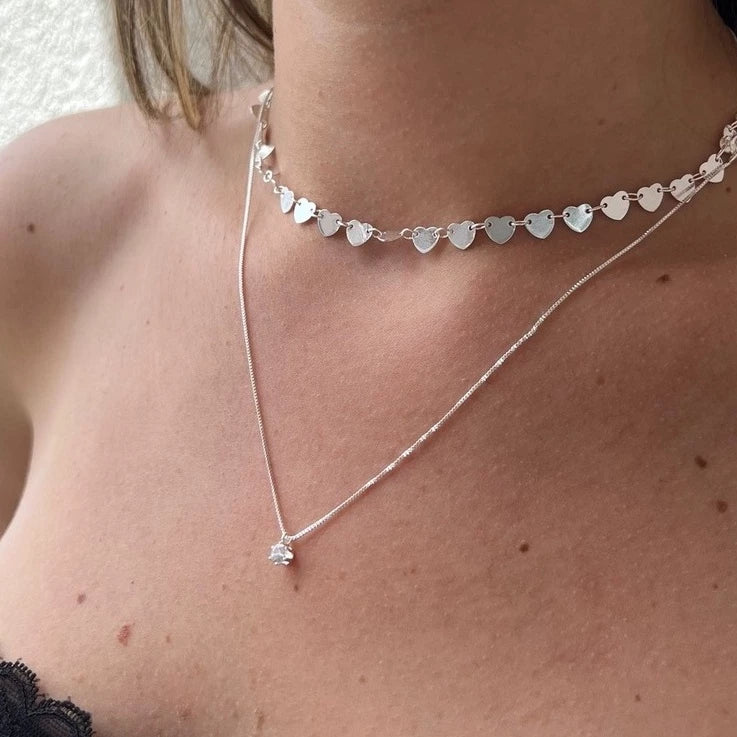 Kit Gargantilla + Cadena Light Point - Plata 925 para Mujer