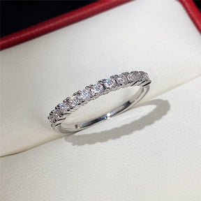 Anillo GeoZircon - Plata 925 con circonita geométrica