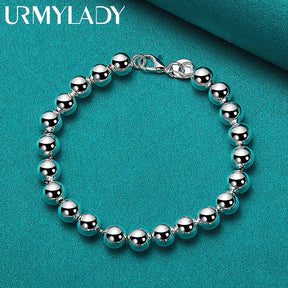 Pulsera SilverBeads - Plata 925 con cuentas de 6 mm
