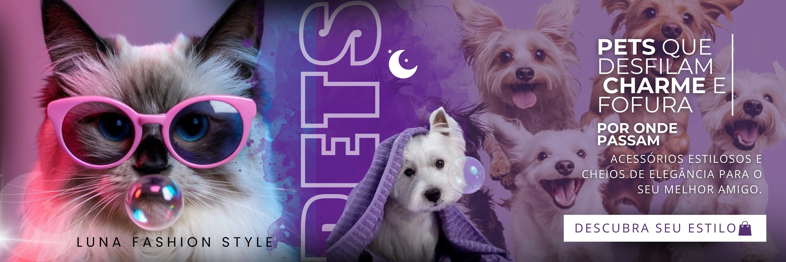 Pets: Acessórios, Roupas e Brinquedos | Luna Fashion Style. Cuide do seu pet com acessórios confortáveis, roupas estilosas e brinquedos divertidos. Tudo para o bem-estar do seu melhor amigo.
acessórios para pets. roupas para cães e gatos. brinquedos interativos para pets. camas confortáveis para animais. 
produtos para cuidados de pets.
Cachorro usando roupa estilosa e brincando com brinquedo interativo em ambiente doméstico.