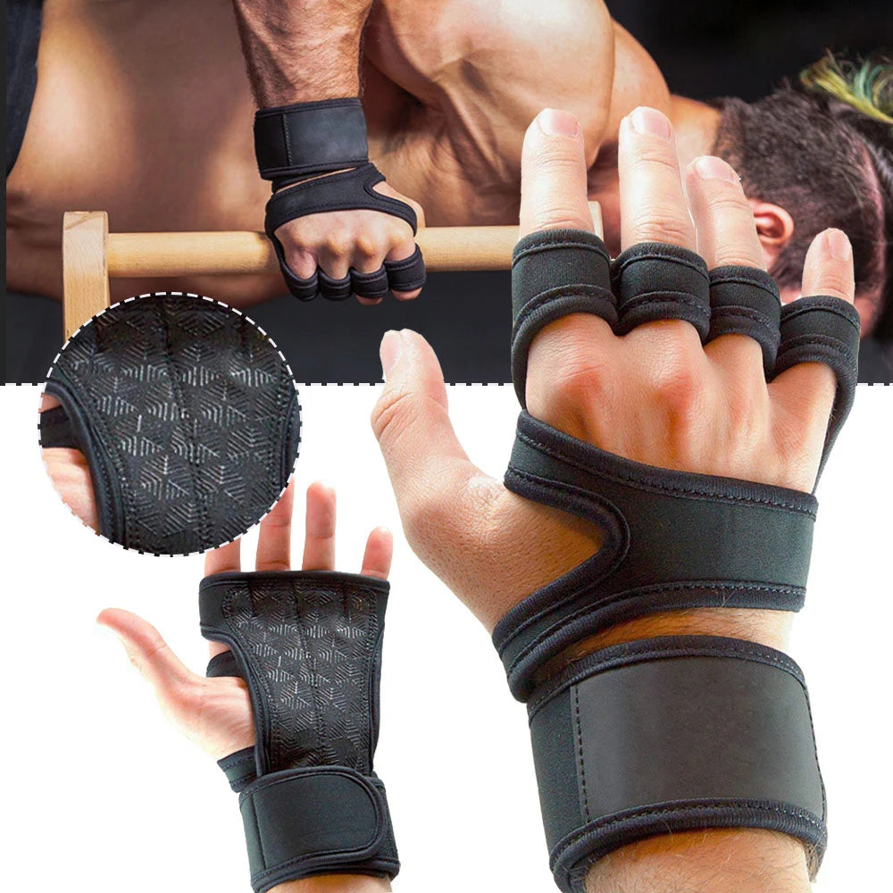 PowerGrip™ - Guantes deportivos para entrenamiento y entrenamiento de fuerza