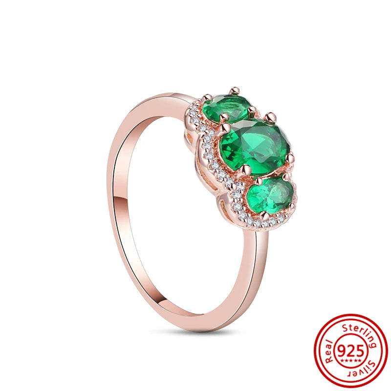 QueenShine™ - Anillo de plata 925 con circonita brillante