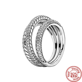 QueenShine™ - Anillo de plata 925 con circonita brillante