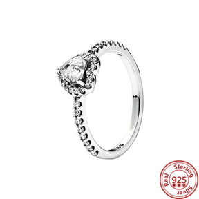 QueenShine™ - Anillo de plata 925 con circonita brillante
