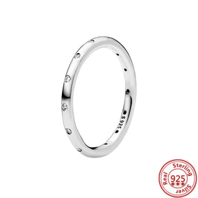 QueenShine™ - Anillo de plata 925 con circonita brillante