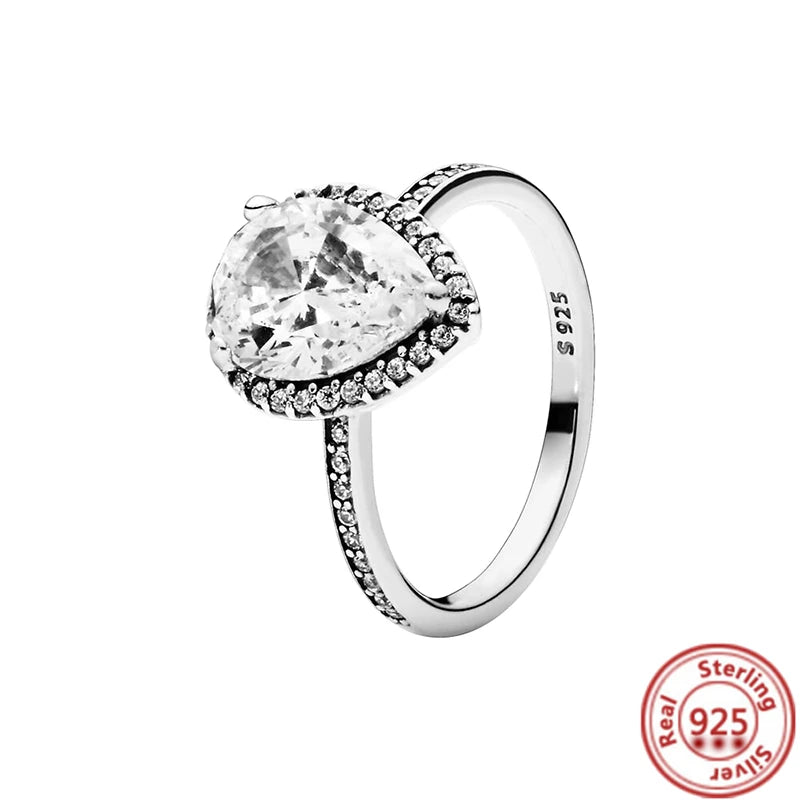 QueenShine™ - Anillo de plata 925 con circonita brillante
