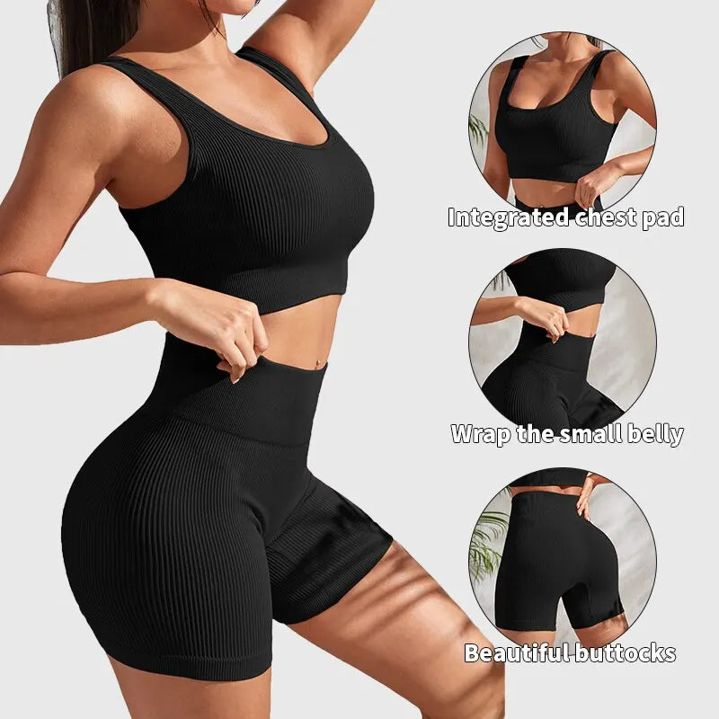 FitStyle™ - Seamless Fitness Set for Yoga and Workout