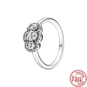 QueenShine™ - Anillo de plata 925 con circonita brillante