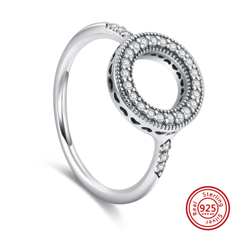 QueenShine™ - Anillo de plata 925 con circonita brillante