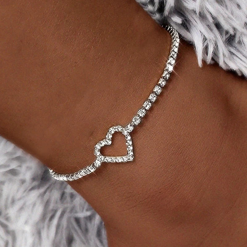 GlamAnklet™ - Tornozeleira de Luxo com Strass