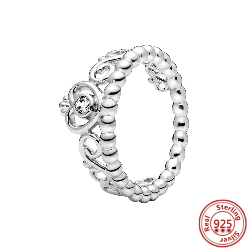 QueenShine™ - Anillo de plata 925 con circonita brillante