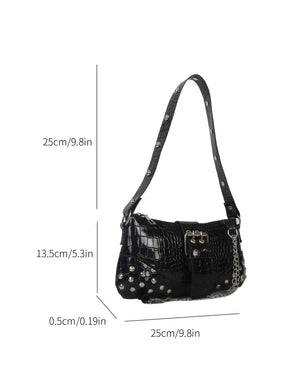 Bolsa Elegante Feminina com Laço e Detalhes Luxuosos - Luna Fashion Style - 