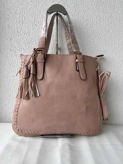 Bolsa Grande Feminina com Fundo Expansível - Luna Fashion Style - 