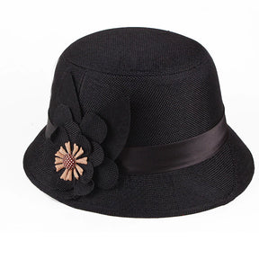 Chapéu Clochê Feminino Retrô de Verão com Forro | Estilo Elegante, Leve e Confortável