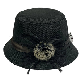 Chapéu Clochê Feminino Retrô de Verão com Forro | Estilo Elegante, Leve e Confortável