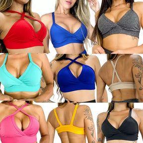 Kit c/ 3 Tops Fitness | Conforto, Sustentação e Estilo