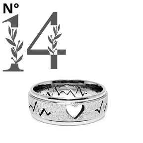 Par de Alianças SilverLove - Banhadas a Prata 925 + Solitário
