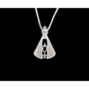 Our Lady of Aparecida Necklace - 925 Silver and 18K Gold Plated