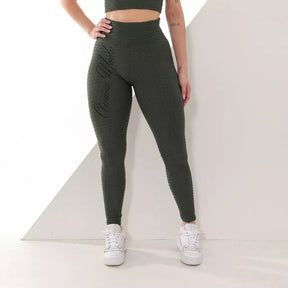 Leggings de burbuja de cintura alta | Transparencia cero