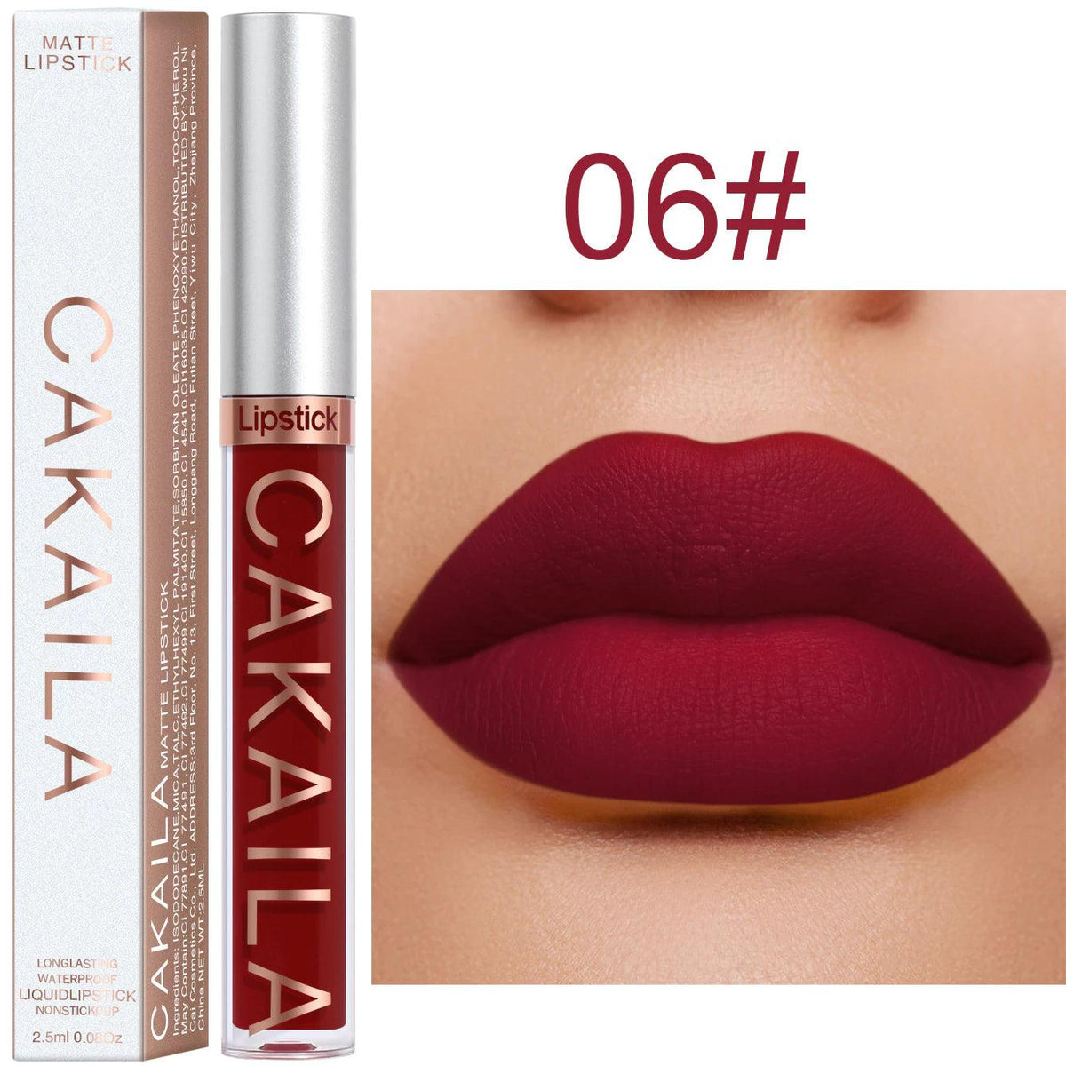 Brilho Labial Fosco | 18 Cores à prova d'água - Luna Fashion Style - 