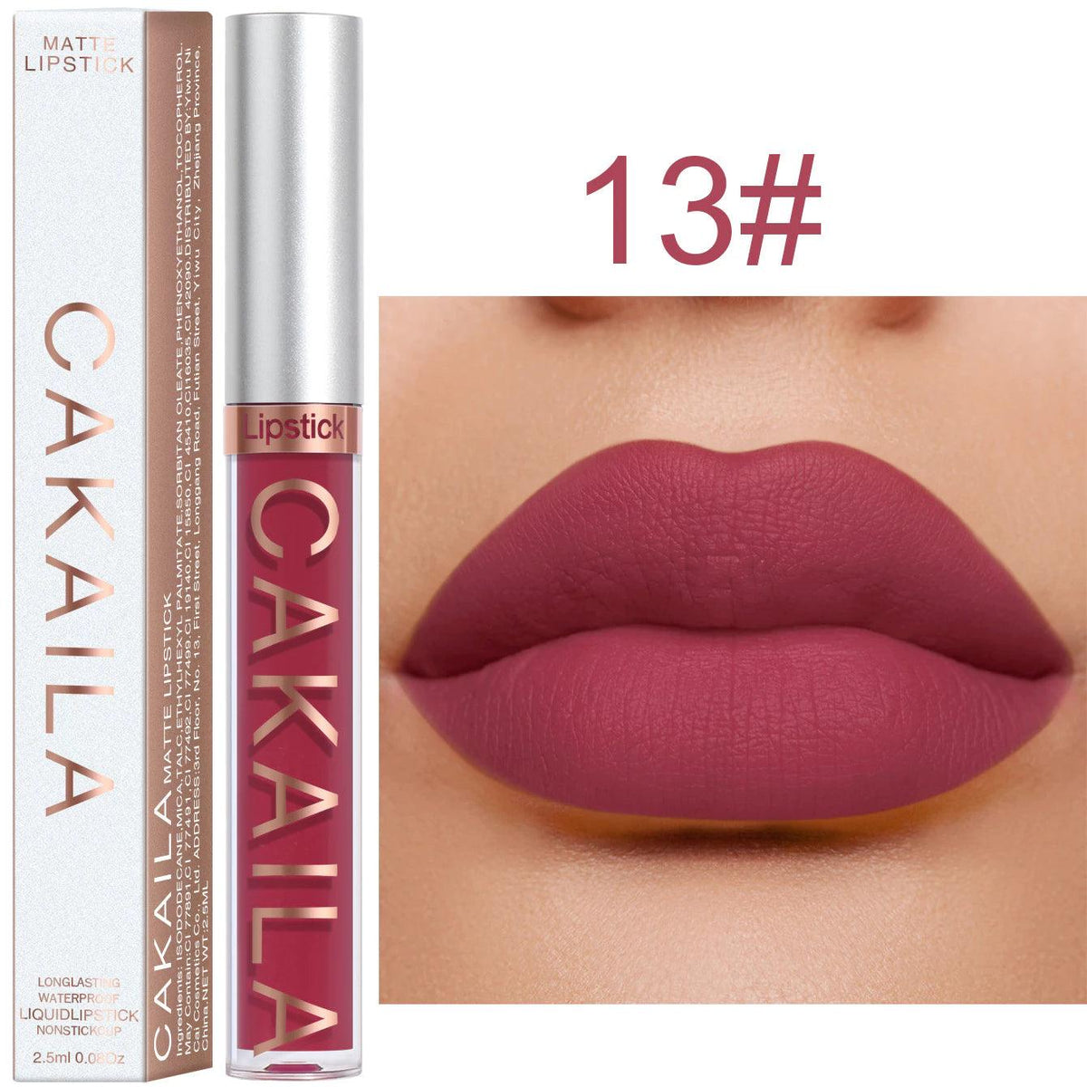 Brilho Labial Fosco | 18 Cores à prova d'água - Luna Fashion Style - 