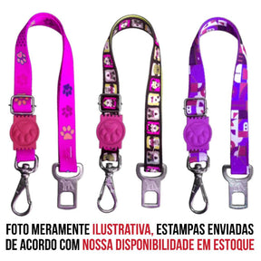 Cinto de Segurança Pet Ajustável - Luna Fashion Style - 