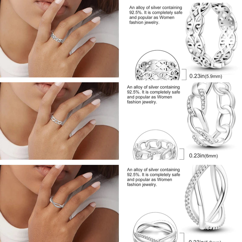Anillo GeoSilver - Plata 925 Minimalista y Sofisticado