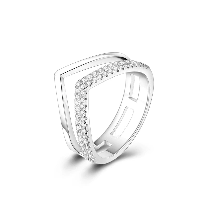 Anillo GeoSilver - Plata 925 Minimalista y Sofisticado