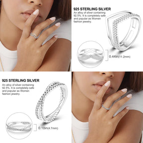 Anillo GeoSilver - Plata 925 Minimalista y Sofisticado