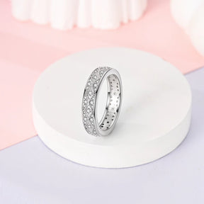 Anillo Arcoíris Elegancia - Plata 925 con Circonita en Forma de Gota de Agua