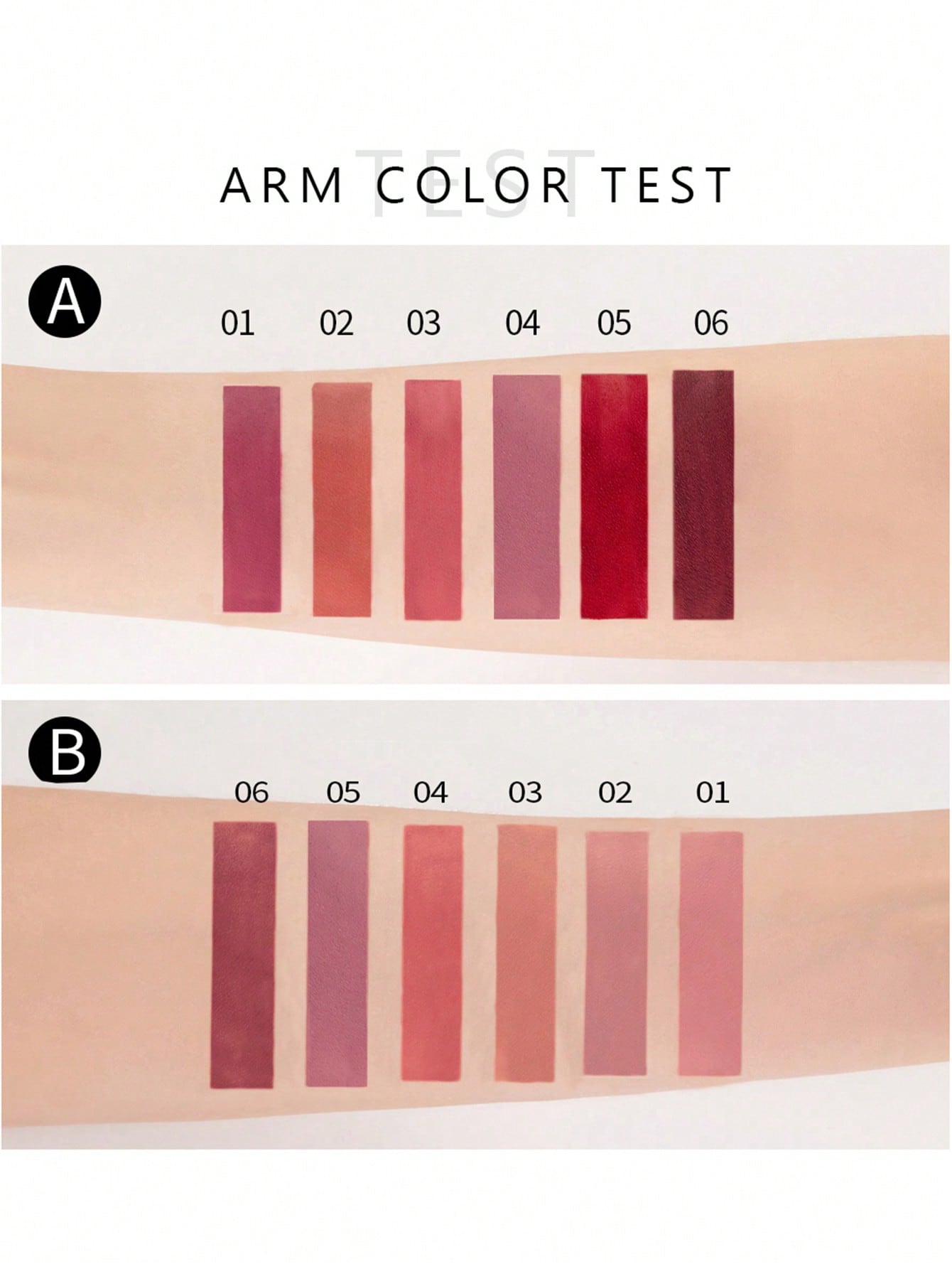 Conjunto de 6 Batons Líquidos Matte | à Prova D’Água - Luna Fashion Style - 